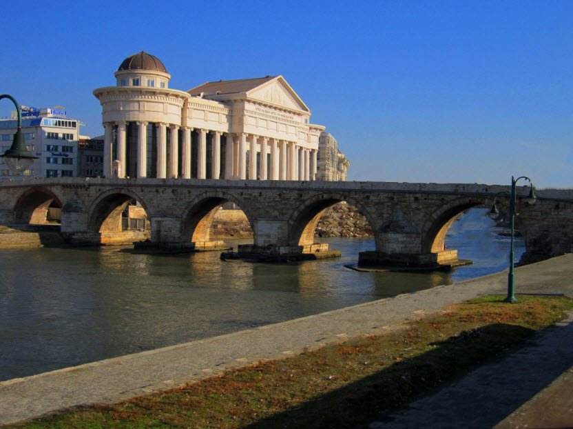 Stone Bridge (Kamen Most), Skopje, North Macedonia